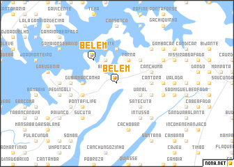 map of Belém