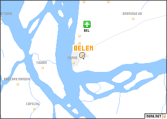 map of Belém