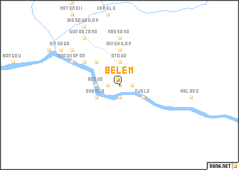 map of Belem