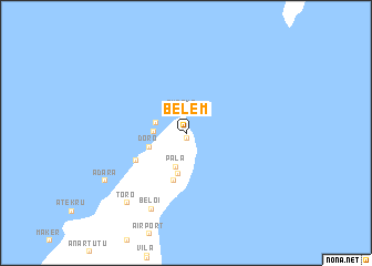 map of Belem