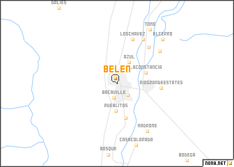 map of Belen