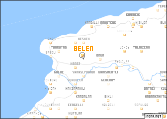 map of Belen