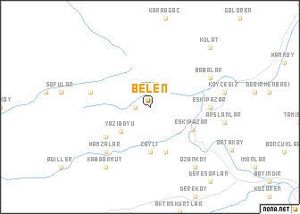 map of Belen