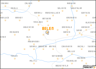 map of Belen