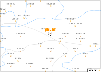 map of Belen