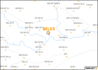 map of Belen