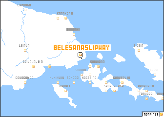 map of Belesana Slipway