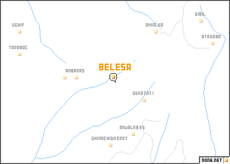 map of Belesa