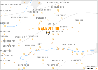 map of Belevitino