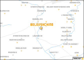 map of Belevshchina