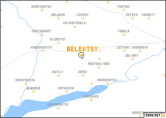 map of Belevtsy