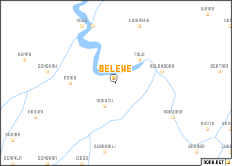map of Belewe