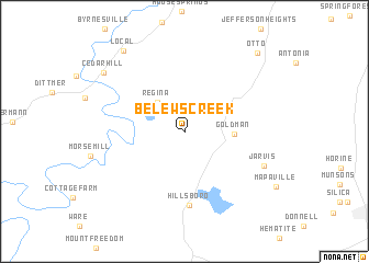 map of Belews Creek