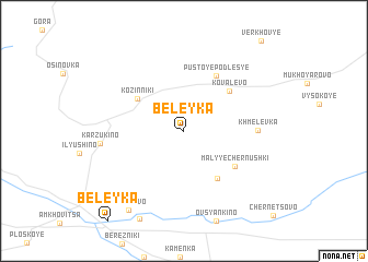 map of Beleyka