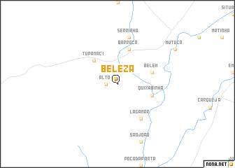 map of Beleza