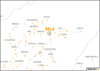 map of Bélé