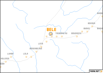 map of Bele