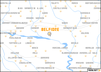 map of Belfiore