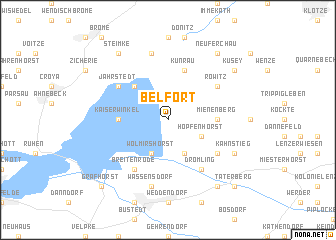 map of Belfort