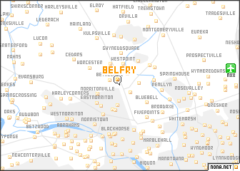 map of Belfry