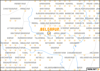 map of Belgāpur