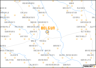 map of Belgun