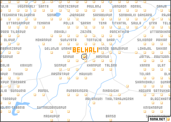 map of Belhāli