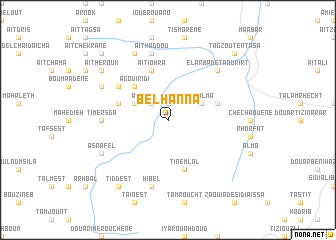 map of Belhanna