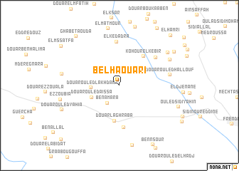 map of Bel Haouari