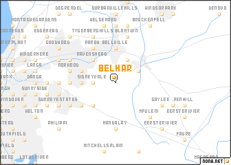 map of Belhar