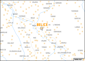 map of Belicë