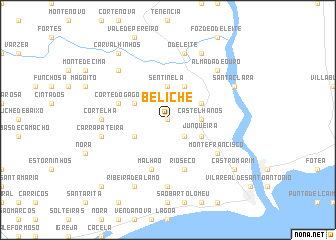 map of Beliche