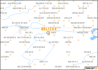 map of Belicke