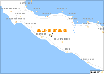 map of Belifu Number 1