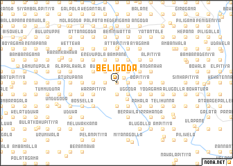 map of Beligoda