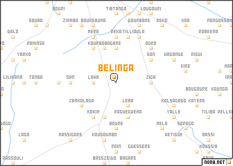 map of Bélinga