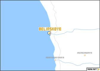 map of Belinskoye