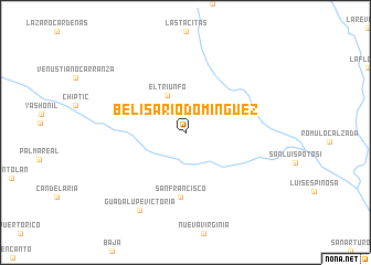 map of Belisario Domínguez