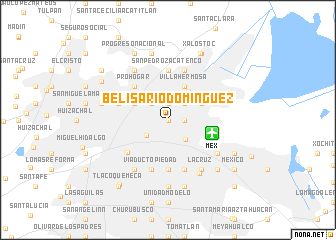 map of Belisario Domínguez