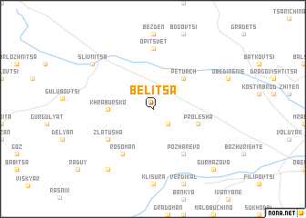 map of Belitsa