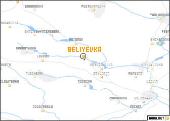 map of Beliyevka