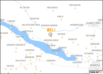 map of Beli