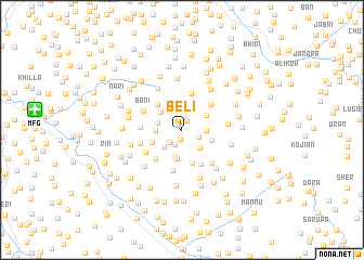 map of Beli