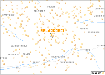 map of Beljakovci