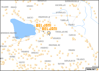 map of Beljani