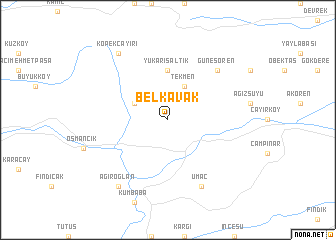map of Belkavak