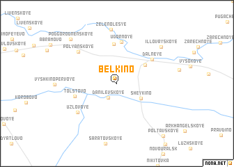 map of Belkino