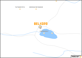 map of Bel\