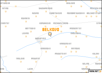 map of Bel\
