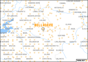 map of Belladère